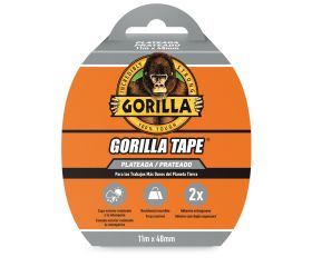 CINTA AMERICANA REFORZADA GORILLA TAPE PLATA 11 M x 48 mm